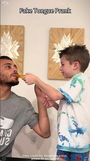 Fake tongue prank on kids 🤣 #funnykids #kidsoftiktok #kidsbelike #momsoftiktok #prank