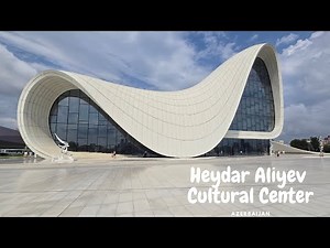 Heydar Aliyev Cultural Center Part 1 (Designed by Zaha Hadid) #azerbaijan #baku #museum