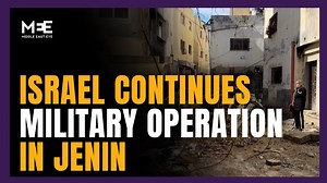 Residents of Jenin camp inspected the rubble of destroyed buildings as Israel intensified its large-scale military operation in the city of Jenin, in the occupied West Bank. The operation has resulted in widespread destruction and displacing many residents. | Middle East Eye
