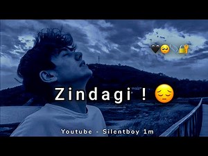 Zindagi ! 😔 sad status | very sad status | sad shayari status | mood off status