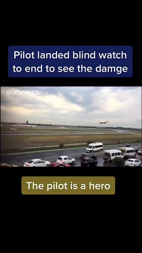 Pilot Makes Blind Landing Amidst Damage