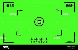 Camera Frame viewfinder screen doodle mockup. Simple hand drawn video camera viewfinder. Sketch camera rec interface template Stock Vector Image & Art - Alamy