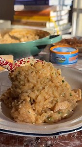 Rich, comforting, and elevated. This Lemon-Herb Risotto showcases the clean taste and satisfyingly firm texture of Wild Planet Albacore. @saturdaytable | Wild Planet Foods | Facebook