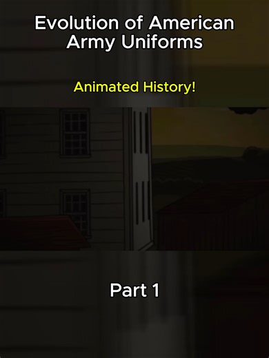 Evolution of American Army Uniforms _ Animated History _ Part 1 #usa #army #military #tatcha #fyp