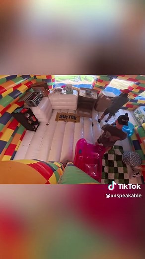 Scary and Funny Moments in the Inflatable House Challenge