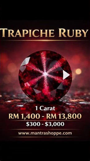 Trapiche Ruby is not just a gemstone it is a symbol of rare elegance and cosmic energy,