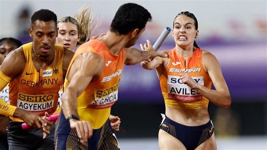 El relevo 4x400 mixto bate el récord de España y se clasifica para el Mundial de Tokio