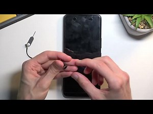 How to Insert Nano SIM in Asus ROG Phone 6 - Install SIM Card