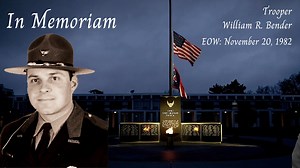 On October 25, 1982, Trooper William R. Bender was directing traffic at a construction site on U.S. 23 north of state Route 53 in Wyandot County when struck by a tractor-trailer. Stationed at the Marion Post, he died 26 days later of injuries suffered in the crash. March 25, 1951 - November 20, 1982 Hometown: Marion 96th Academy Class: October 27, 1972 | Ohio State Highway Patrol