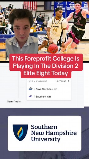 Is southern new hampshire a real school? #southernnewhampshireuniversity #southernnewhampshire #snhu #studentdebt #studentdebtcrisis #collegebasketball #ncaatournament #division2basketball #division2 #d2basketball #marchmadness