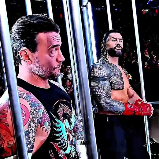 Roman Reigns Stops CM Punk 🤯 & Jimmy USO 🥶 || Then Vs Now 💯 Edit #wwe #romanreigns #attitude #shorts