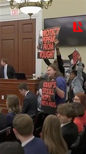 Protesters Interrupt OMB Director Russell Vought's Testimony