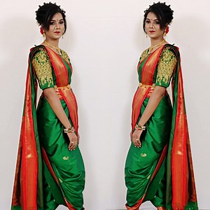 Dhoti style saree draping step by step for weddings! | Shakun She Fashion