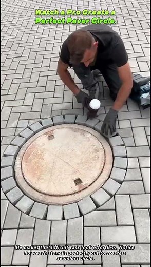 Watch a Pro Create a Perfect Paver Circle
