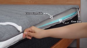 Extra Firm Mattress Topper Queen Size, 3 Inch High Density Bed Topper - Extra Support Foam for Back Pain Relief, Firm to Extra Firm Dual Sides Flippable Mattress Pad with Washable Cover, CertiPUR-US