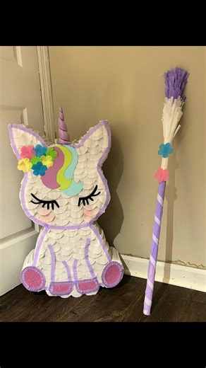 Piñata 🪅 unicornio 🌈🦄 #piñataspersonalizadas #piñataskrearla #gainesvillega #piñataunicornio🦄 #unicornio