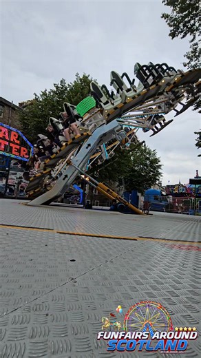 Codona's Attractions Star Fighter at St Andrews Lammas Market 2025 ⭐️ | Funfairs Around Scotland