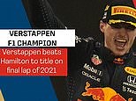 Verstappen beats Hamilton on final lap to win his first F1 title