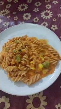 Healthy Red Sauce Fusilli Pasta | Made with Durum Whole Wheat | Easy Recipe | 🚫 No Maida