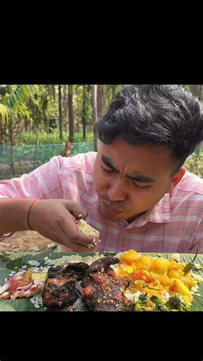 Eating buffalo ear #mukbang