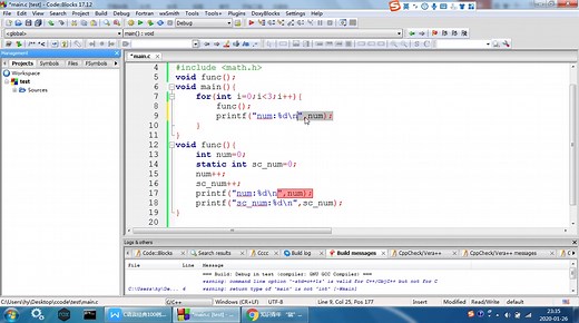 C语言经典例子之static定义静态变量的用法