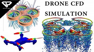 Drone Aerodynamics CFD Simulation tutorial using SolidWorks Flow Simulation | CFD | DP DESIGN | Bhavik Joshi