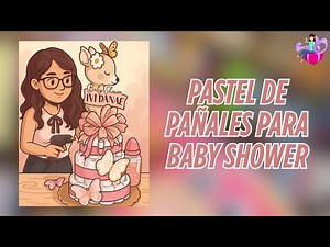 Diaper Cake for Baby Shower 💕 | Step-by-Step DIY Tutorial