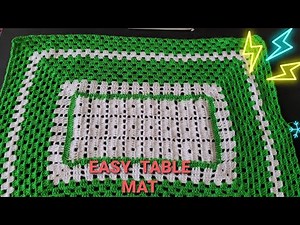 Amazing crochet pattern# crochet table runner# Crochet table mat / step by step