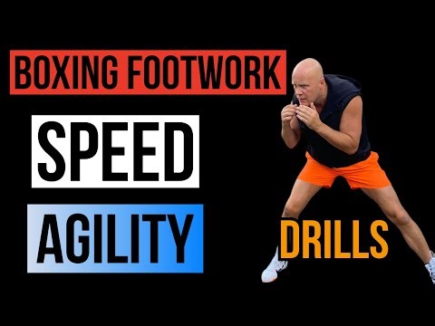 Boxing footwork training: ladder drills