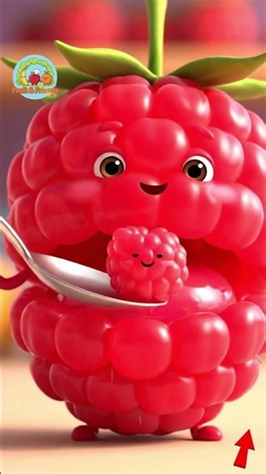 Raspberry Cute Animation #shorts #funny #fruit