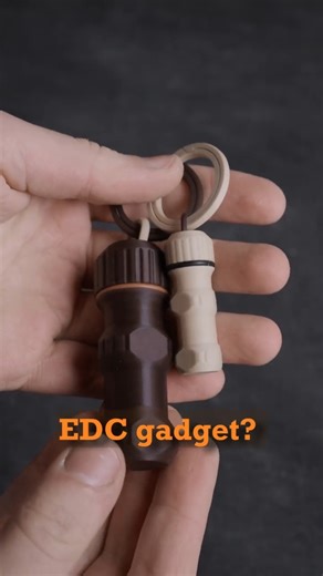 EDC Container Material1: Prusament Woodfill & rPLA #3dptinring #prusament #edc