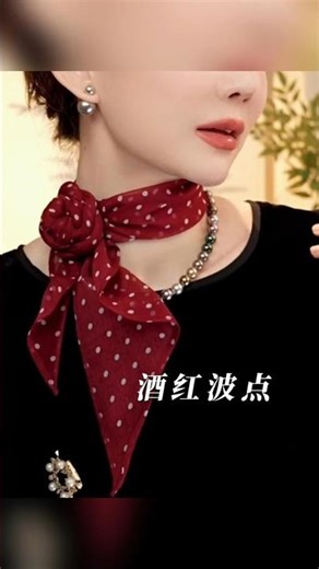 Chic Rose Knot: The Ultimate Scarf Styling Hack for Elegance #fashion #youtubeshorts #accessories