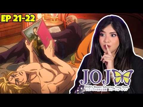 DIO x PUCCI ❤️?? | JJBA Stone Ocean Ep 21 and 22 Reaction