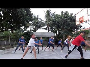 Hula hoop zumba dance under carlo and rochelle