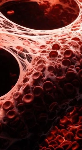 How a Scab Actually Forms (Microscopic View) 🩸🕸️ #shorts