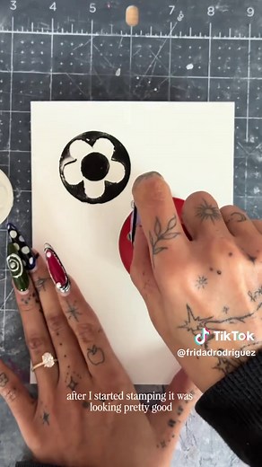 Creating a Custom Flower Lino Cut Stamp Tutorial