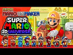 SUPER MARIO UNIMAKER TUTORIAL + DOWNLOAD + CHANNEL PROMO