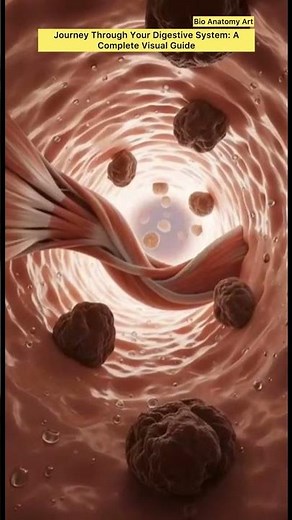 Journey Through Your Digestive System: A Complete Visual Guide | Bio Anatomy Art | Gut Health