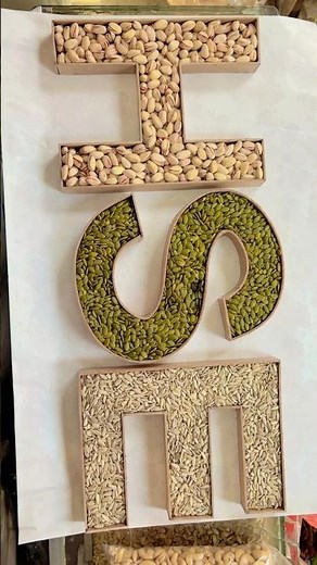 (HSE😍♥️✨alphabet #pakistan #dryfruits #love