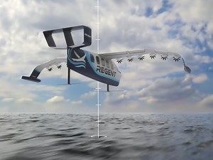 “REGENT航行模式正式开启”可水面行驶隔离海浪冲击🌊遇障碍物能飞行！即将量产你们期待吗？#REGENT航行模式正式开启#游艇 #eVTOL电动飞机