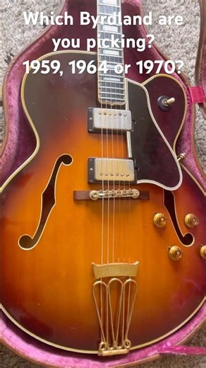 1959, 1964, 1970 Gibson Byrdland #vintageguitar #vintagegibson #gibsonbyrdland #gibsones335 #guitar