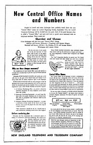 Yesterday’s Telephone Numbers:  GLenview, MOntrose, and ULysses