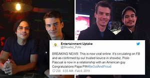 Entertainment site accuses Piolo Pascual of having a foreigner boyfriend