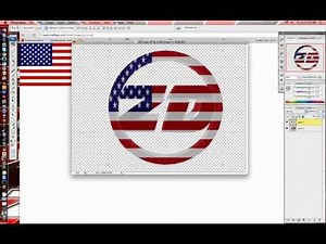 Photoshop Tutorial l Adding Flag Overlays To Logos