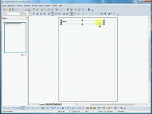 Arbeitsblatt mit Openoffice Draw erstellen