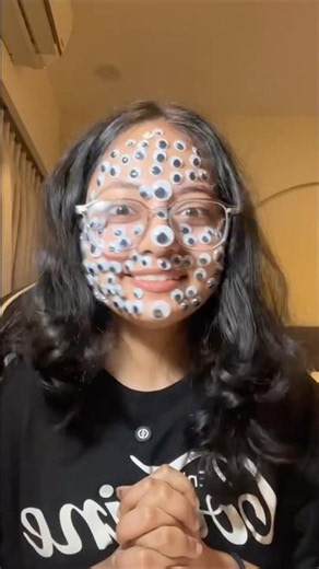 I PUT 100 GOOGLEY EYES IN MY FACE