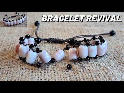 Restoring a BROKEN Beaded Bracelet: Step-by-Step Guide with Sliding Knot Closure