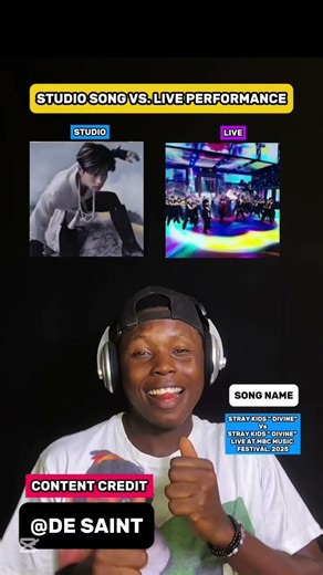 STUDIO SONG VS. LIVE PERFORMANCE