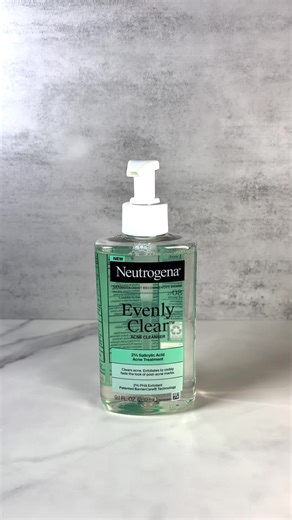 Discover Neutrogena's Evenly Clear Acne Cleanser