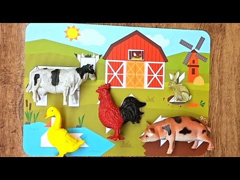 Farm Animals Tangram Puzzle | Fun Animal Shapes for Kids